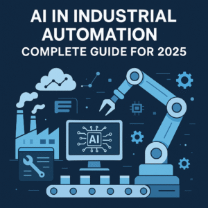 AI robotic arm working in a smart factory